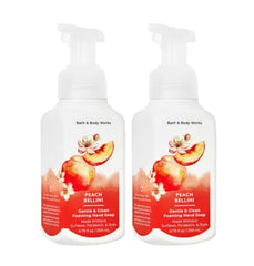 Bath & Body Works Peach Bellini foaming soap bottle with rich lather for everyday cleansing