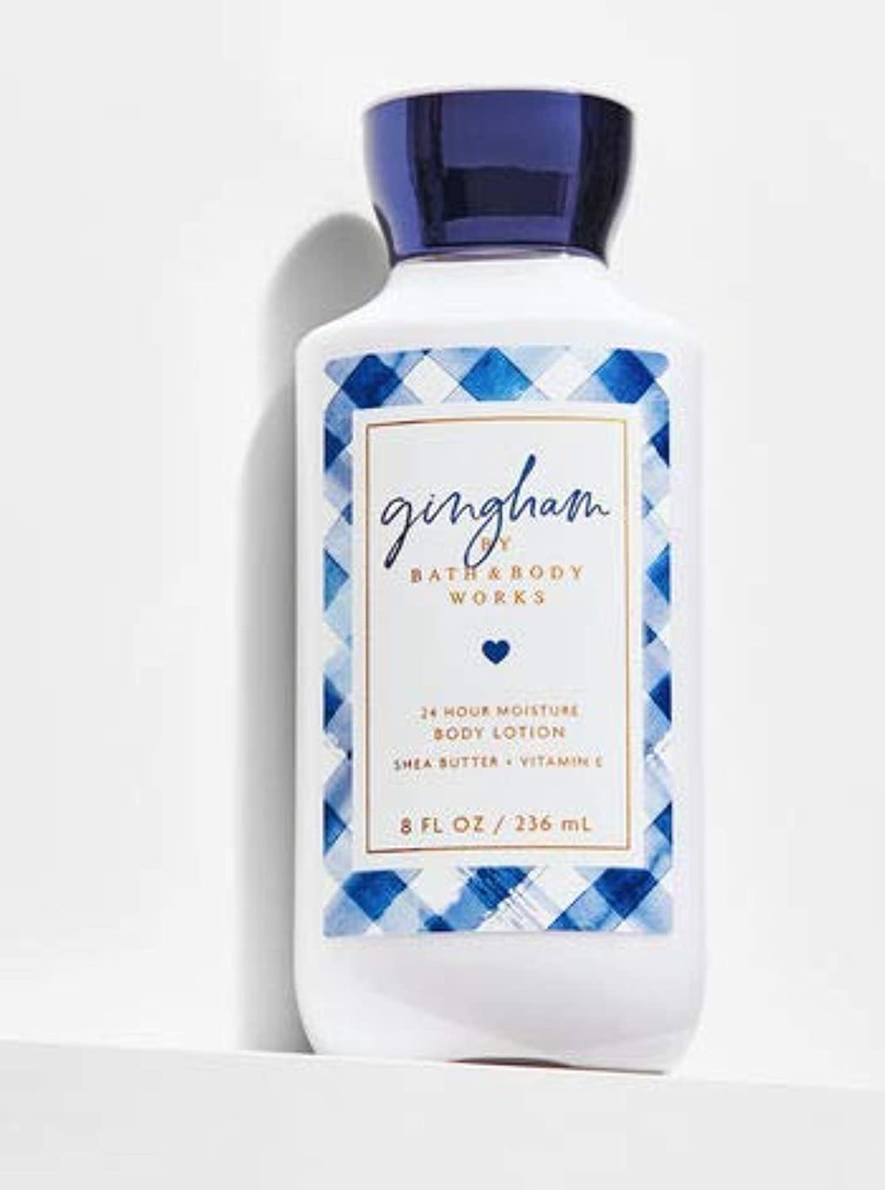 Bath & Body Works Gingham shea butter ingredient supports gentle hydration
