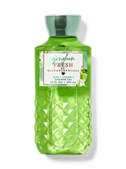 Bath & Body Works Gingham Fresh shower gel bottle for a refreshing morning routine