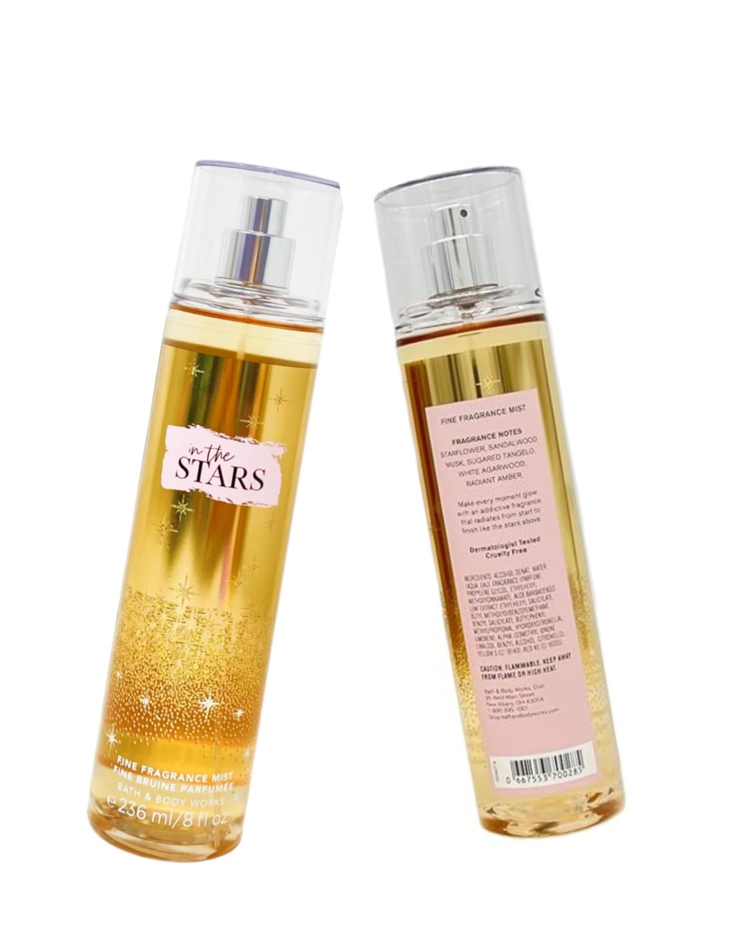 Bath & Body Works In The Stars ambient bottle on shelf suggests daily indulgent ritual