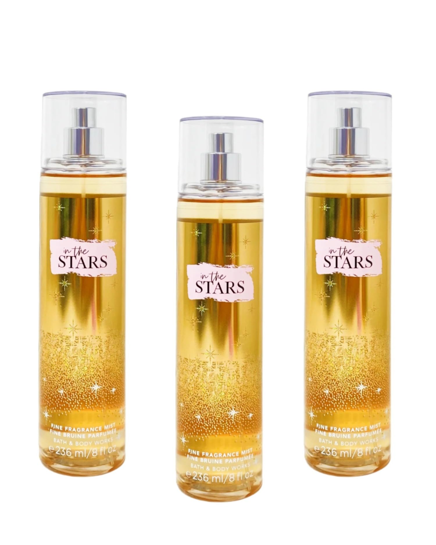 Bath & Body Works In The Stars bottle label showcases luxe fragrance storytelling
