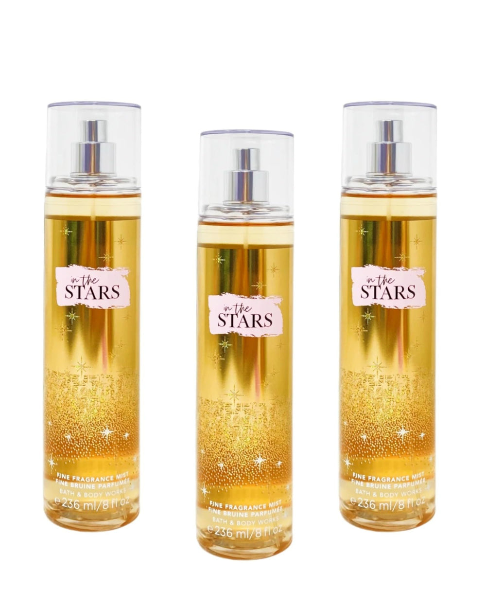 Bath & Body Works In The Stars bottle label showcases luxe fragrance storytelling