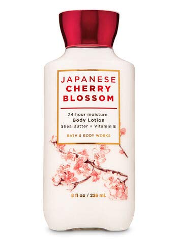 Bath & Body Works Japanese Cherry Blossom daily trio packaging showing the three products