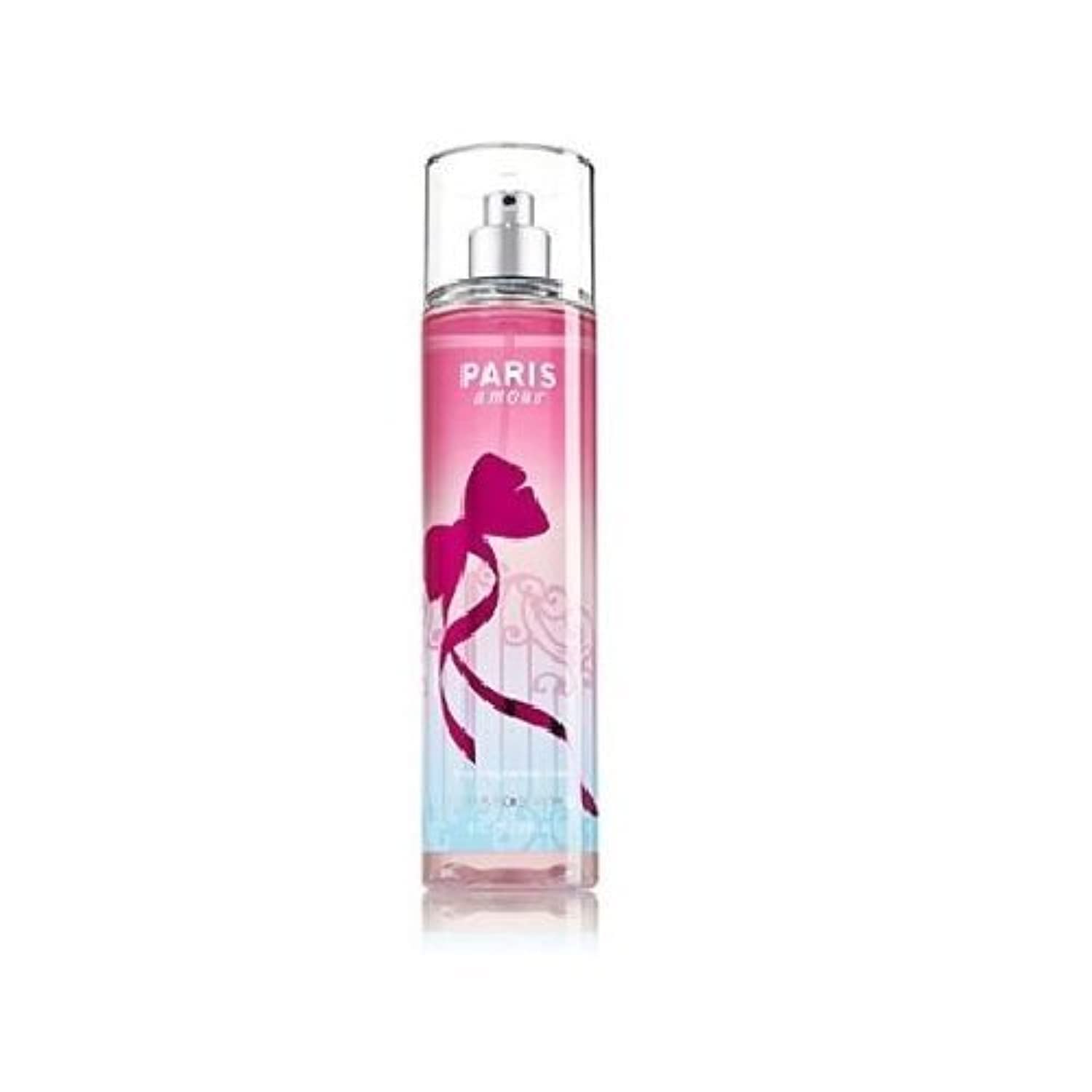 Bath & Body Works Paris Amour mist bottle—compact travel-friendly fragrance for on-the-go use.