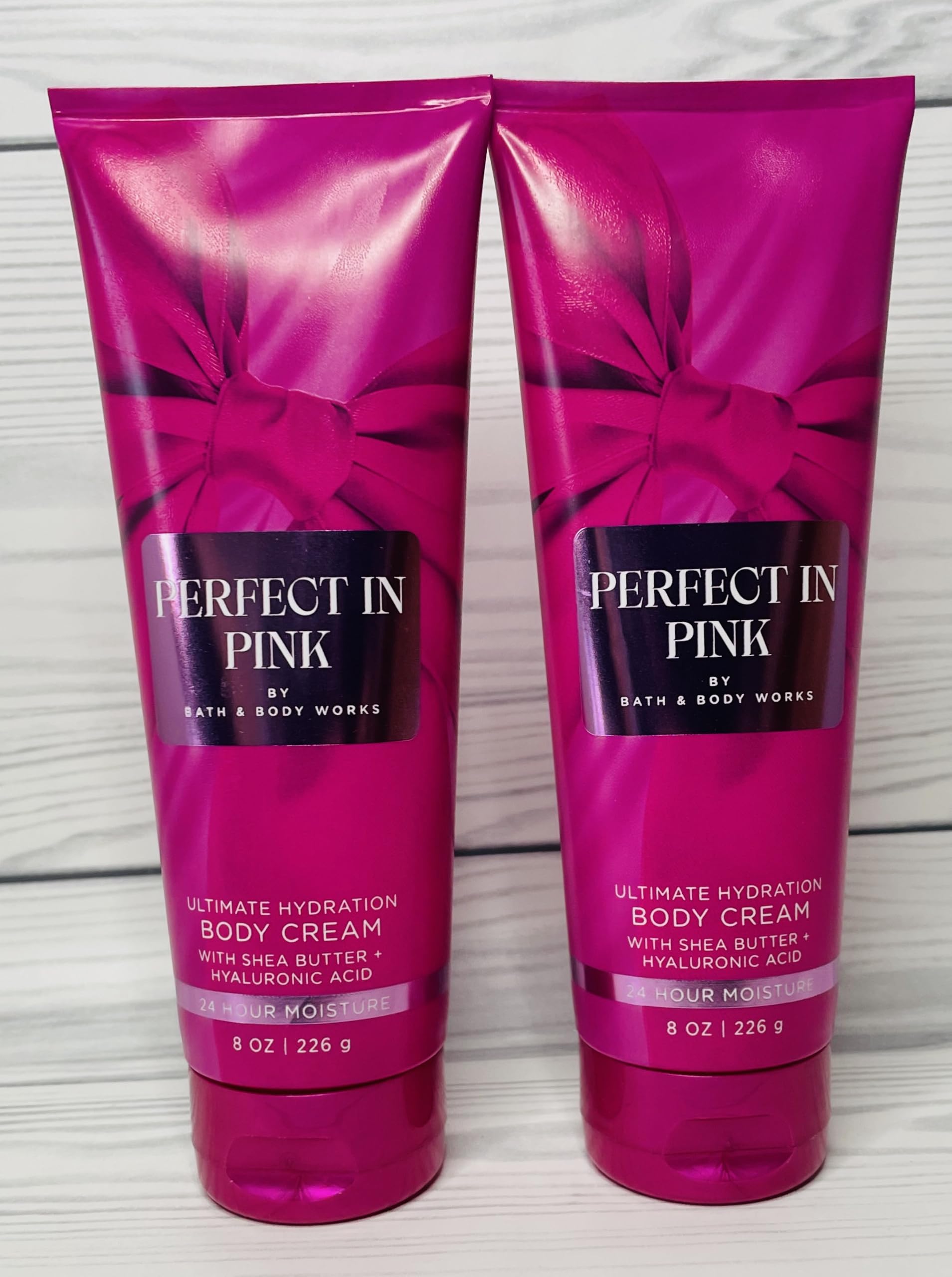 Bath & Body Works Perfect in Pink cream texture for easy application