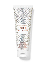 Bath & Body Works Pure Wonder jar shows deep moisturization for soft, hydrated skin
