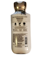 Bath & Body Works Rose Super Smooth Lotion 2-pack bottle back highlights fast-absorbing formula.