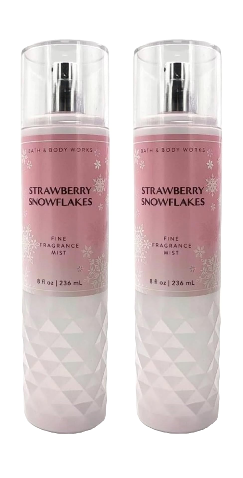 Bath & Body Works Strawberry Snowflakes bottle front view for everyday fragrance layering