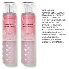 Bath & Body Works Strawberry Snowflakes packaging highlights gift-ready two-pack