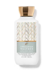 Bath & Body Works Sweater Weather loción corporal suave para hidratación diaria