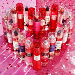 Bath & Body Works Velvet Sugar spray nozzle shows a fine mist for lightweight scent.