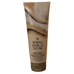 Bath & Body Works Warm Vanilla Sugar Ultra Shea Cream jar closeup highlighting rich moisture