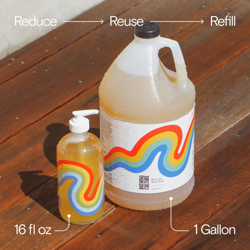 Bathing Culture vegan body wash respects skin and planet with biodegradable formula.