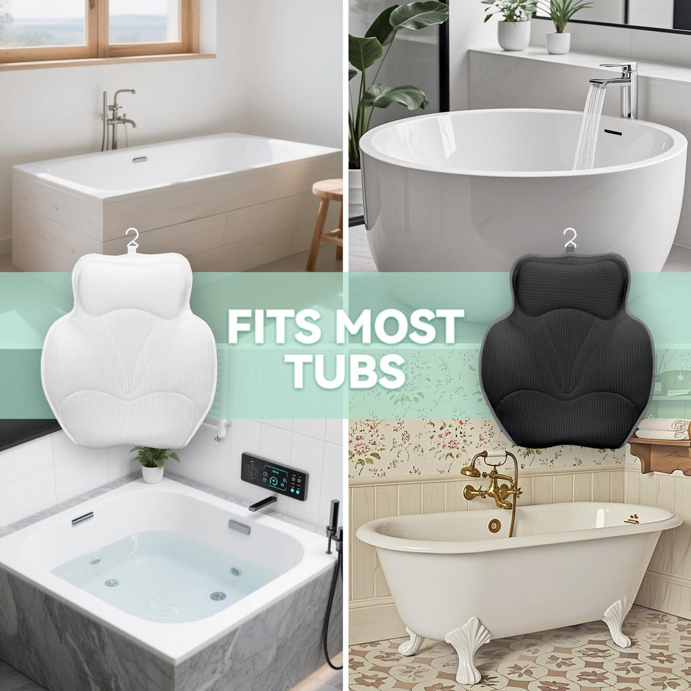  Bathland bath pillow styled as a spa like gift option for self care
