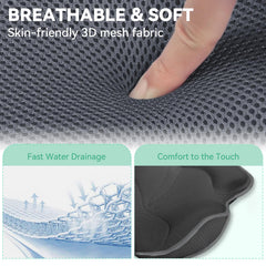 Bathland bath pillow suction cups grip securely on smooth tubs