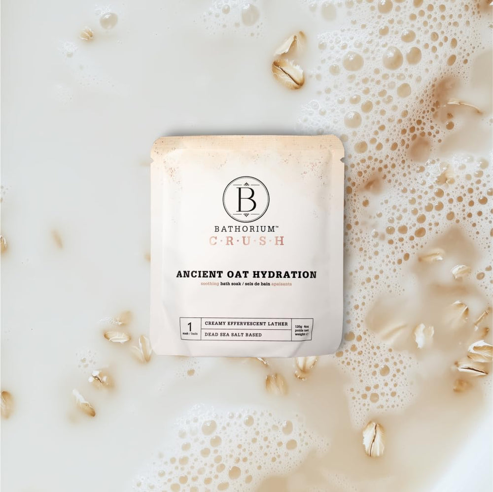 Bathorium Crush Dead Sea salt image, mineral-rich blend aiding skin softness and relaxation