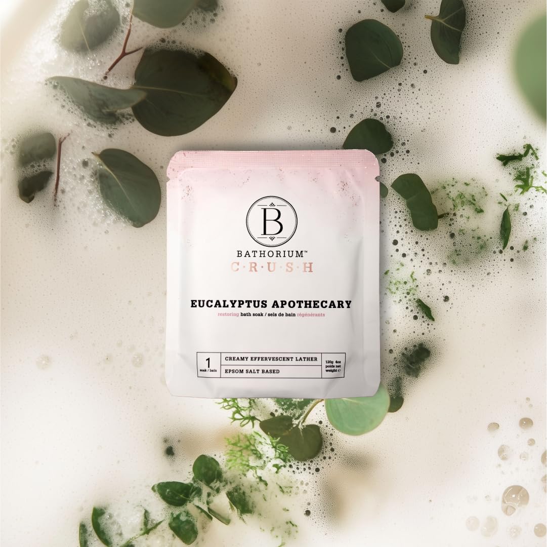 Bathorium Crush Epsom salt shot, soothing magnesium-rich formula for gentle bath comfort