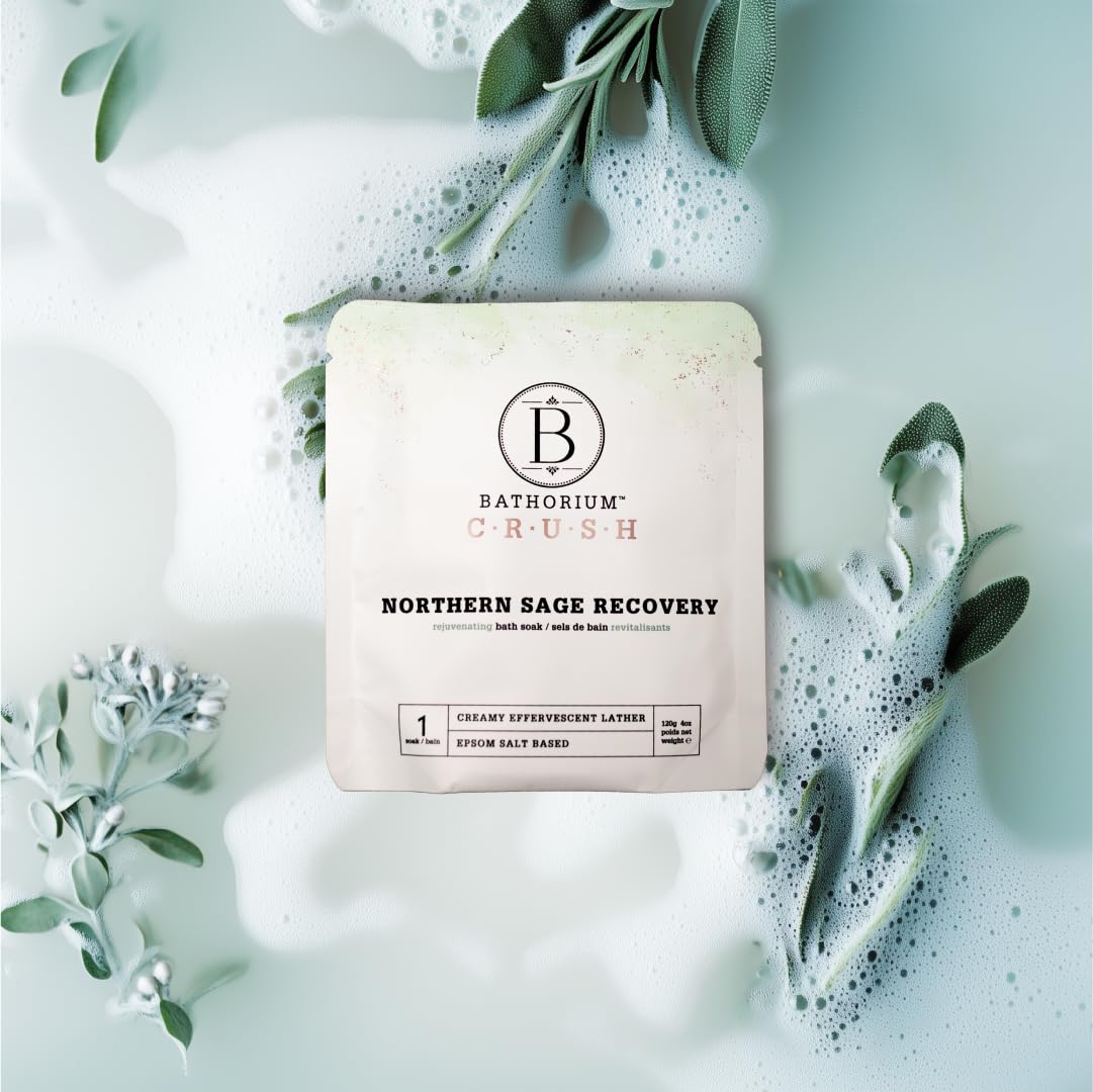 Bathorium Crush essential oils and botanical extracts, aromatic cues for calming rituals