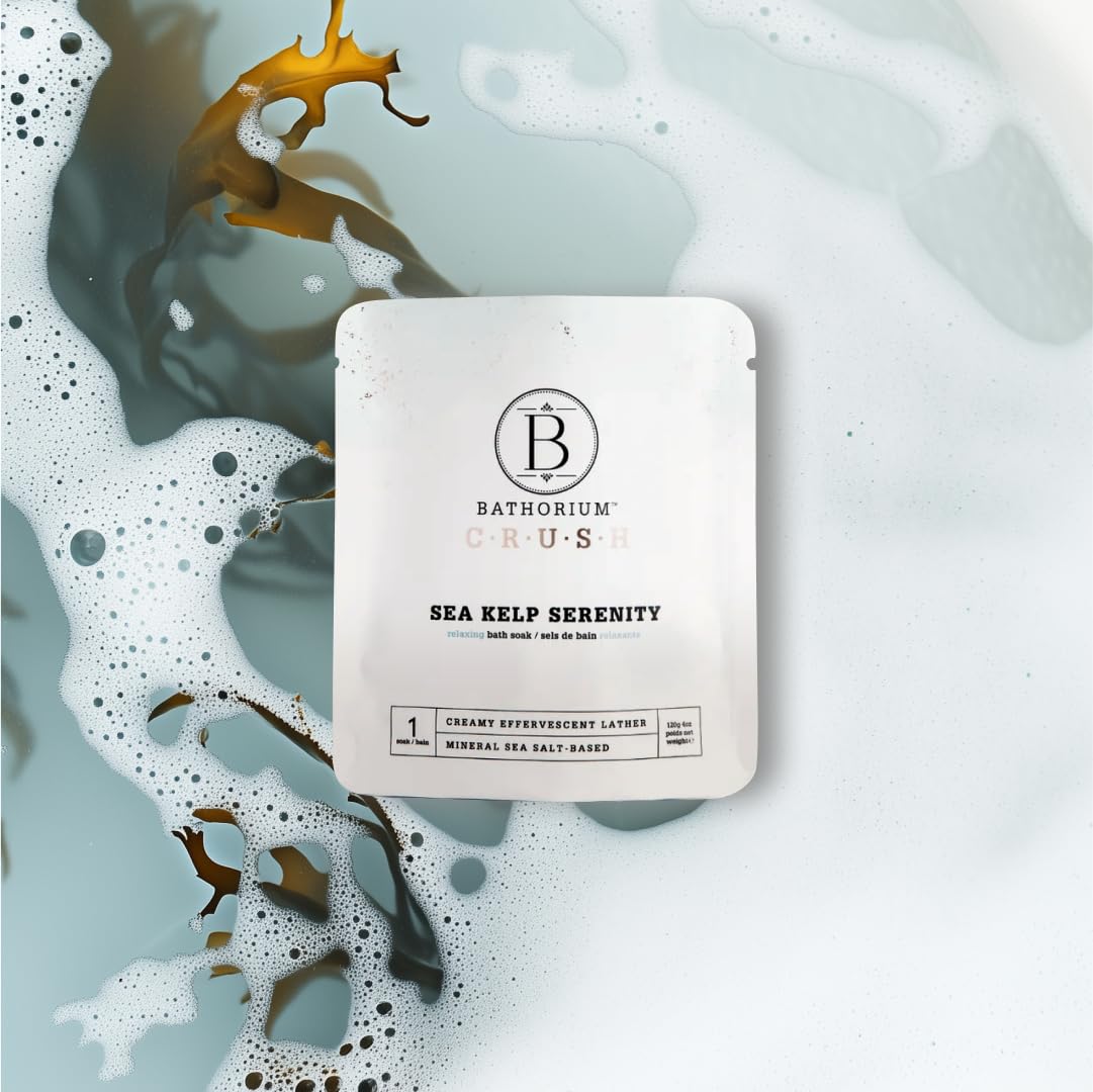 Bathorium Crush mineral-rich clays in silky soak, nurturing skin during baths