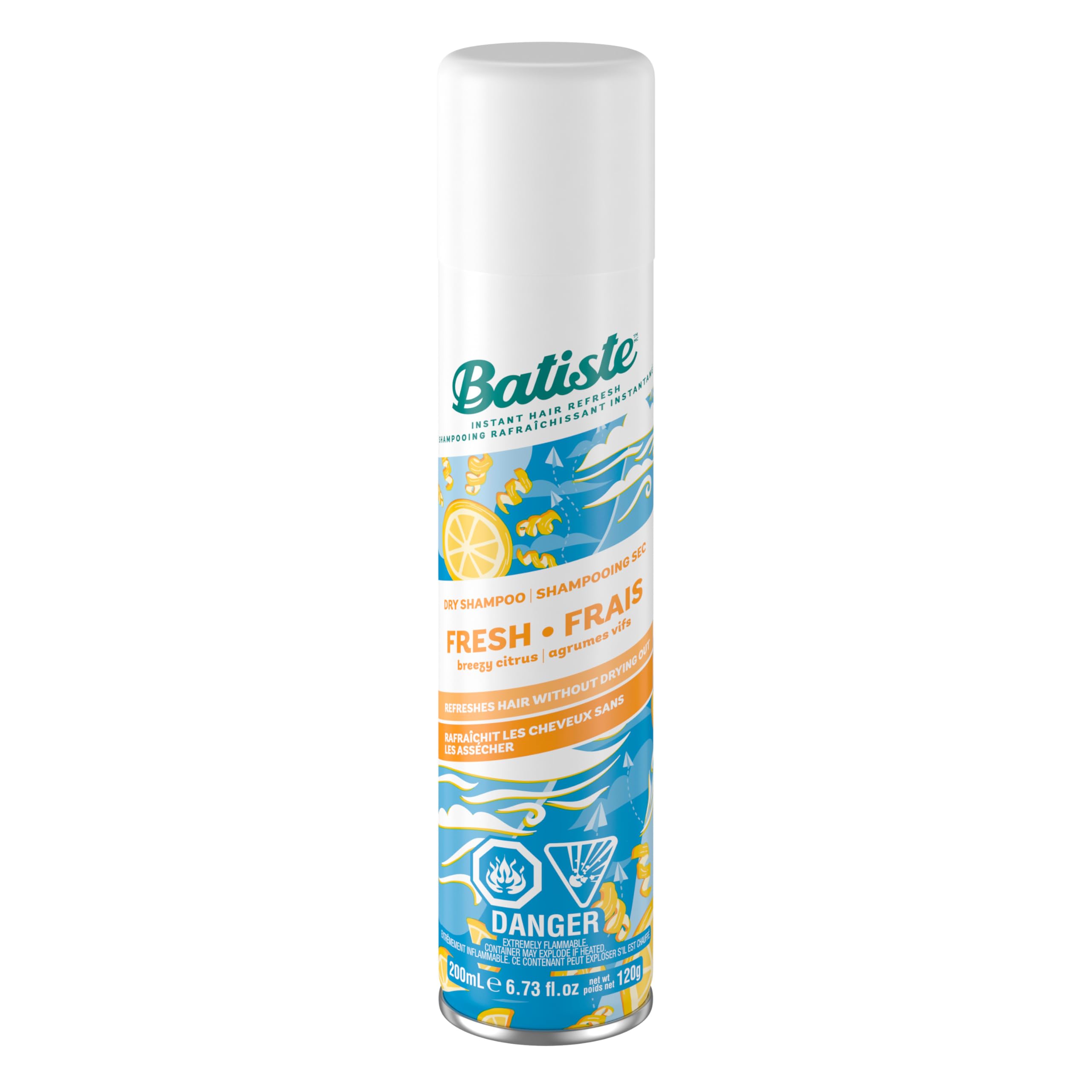 Batiste Champú Seco Fresco, bote para refrescar el peinado y aportar volumen.
