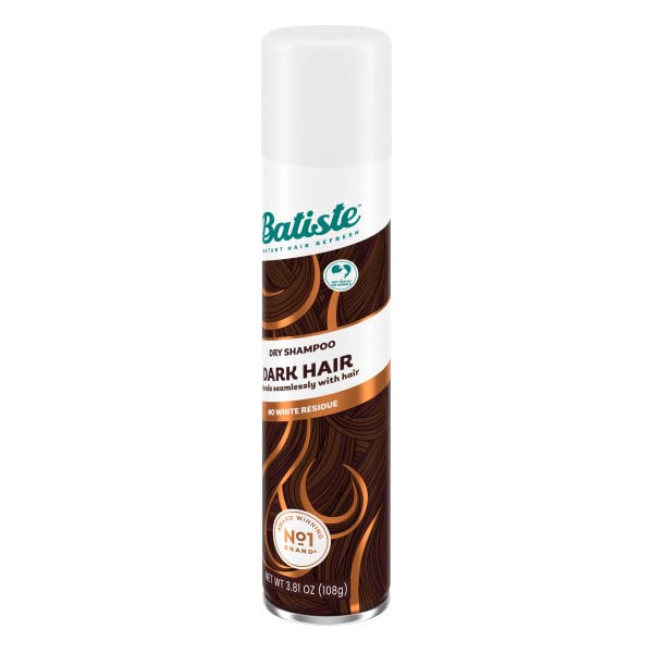 Close-up of hair texture after using Batiste Dry Divine Dark.