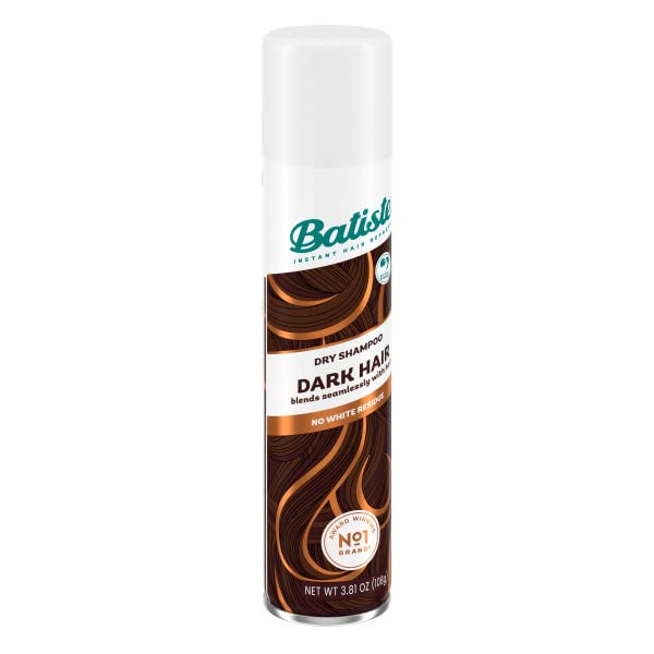 Hands spray Batiste Dry Divine Dark for instant refresh.
