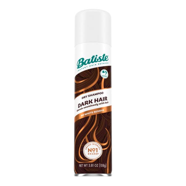 Six-pack display of Batiste Dry Divine Dark on retail shelf.