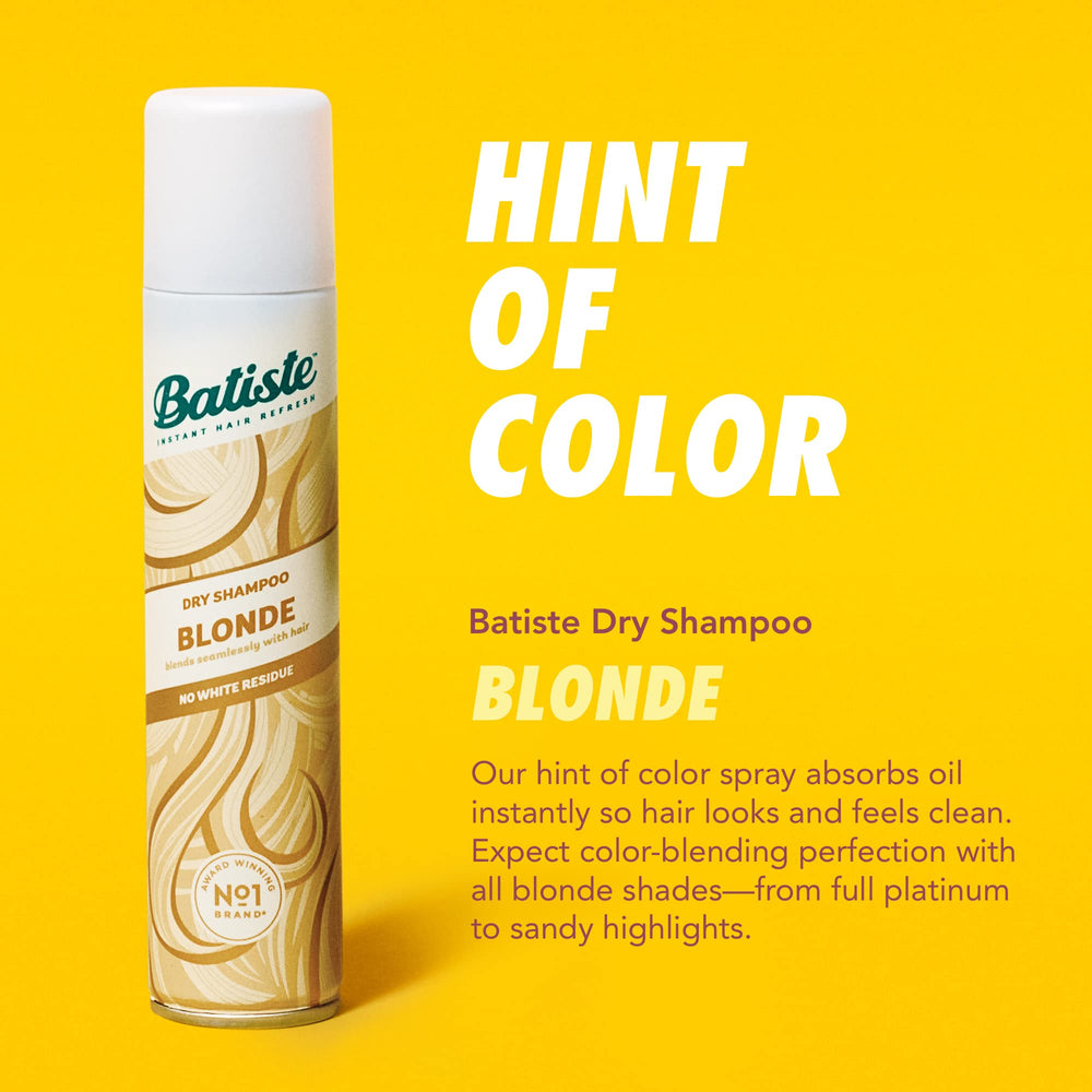 Batiste Dry Shampoo Blonde can refresh between washes without water