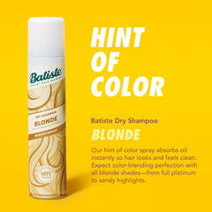 Batiste Dry Shampoo Blonde can refresh between washes without water