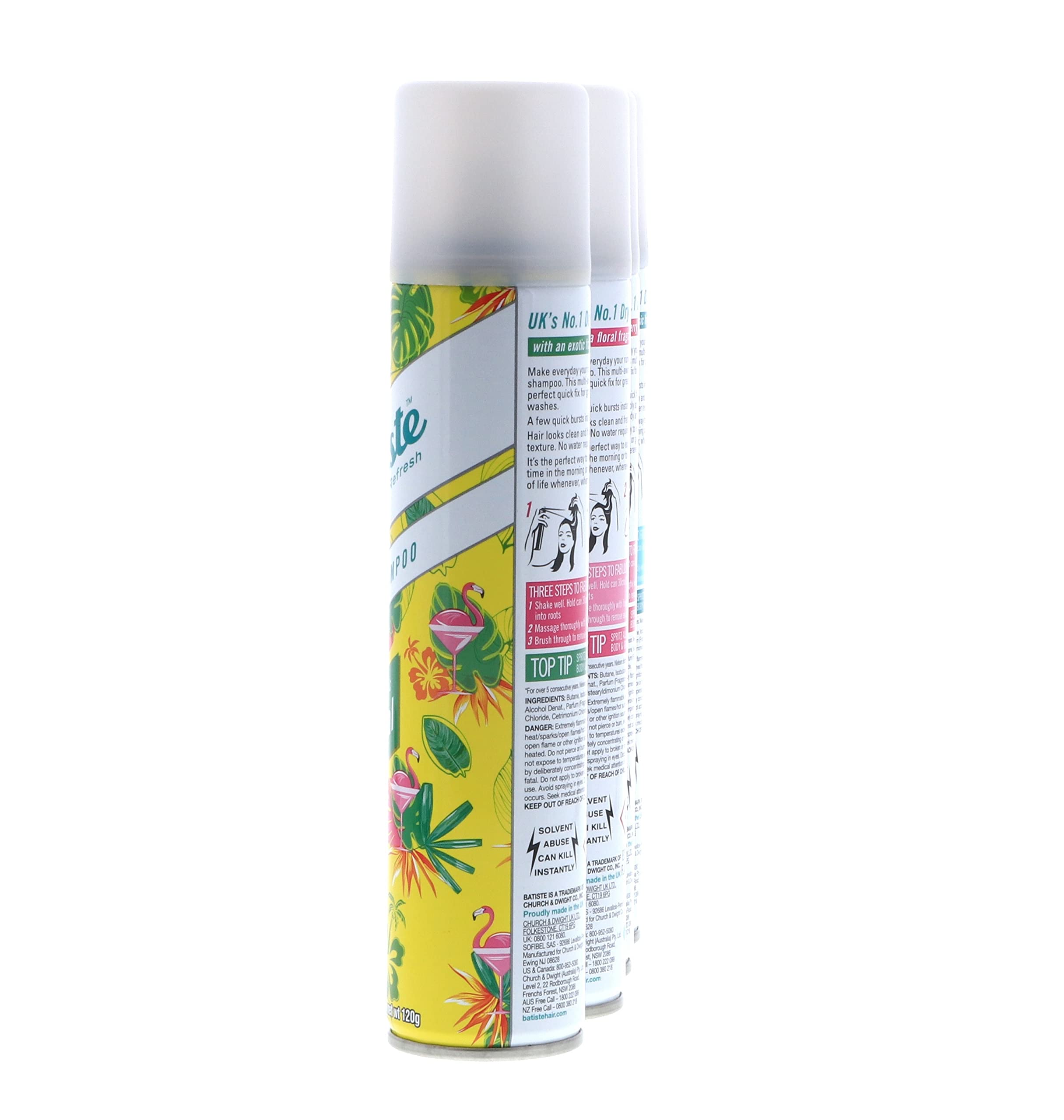 Batiste Dry Shampoo Blush can delivering floral scent and oil control.