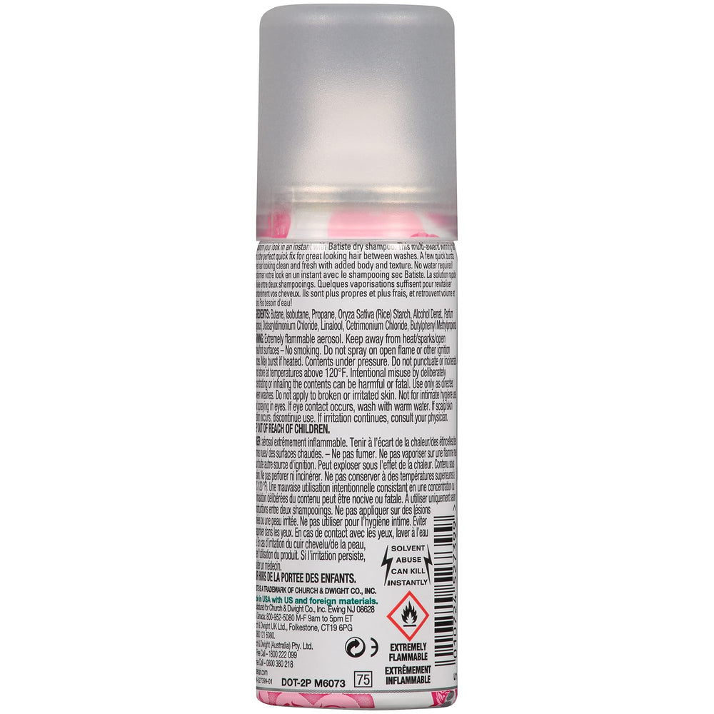 Batiste Floral & Fruity Blush pack of three cans offers convenient value.