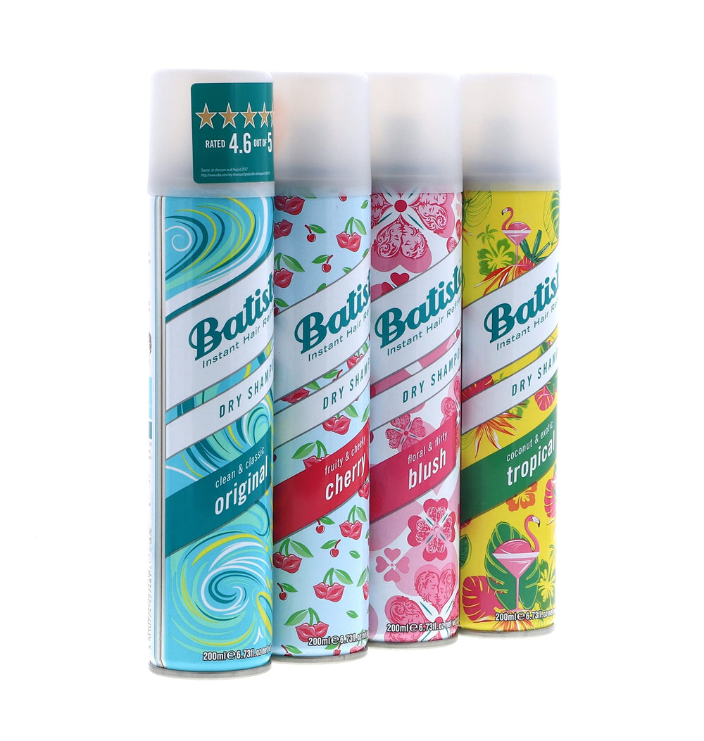 Batiste Tropical application emphasizes summer-ready body and bounce.