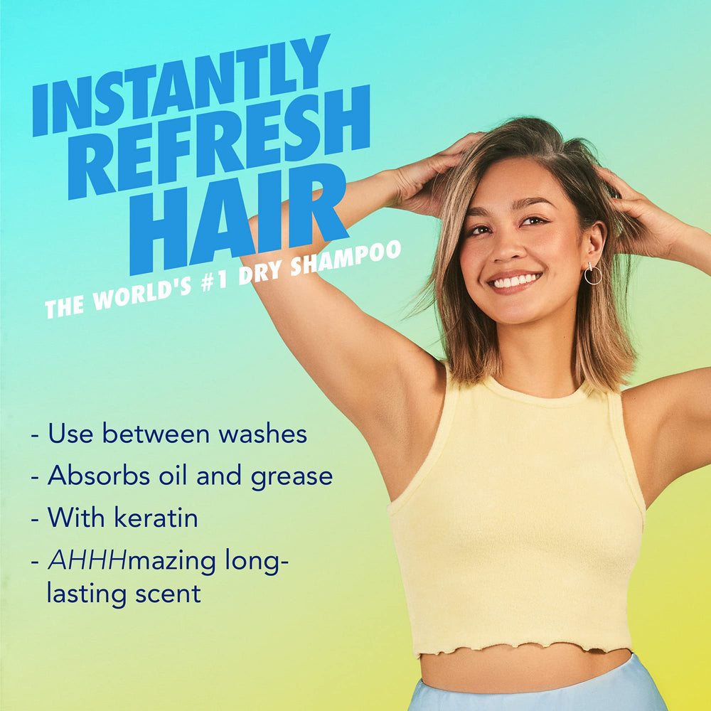 Batiste Fresh spray at roots for quick refresh between washes