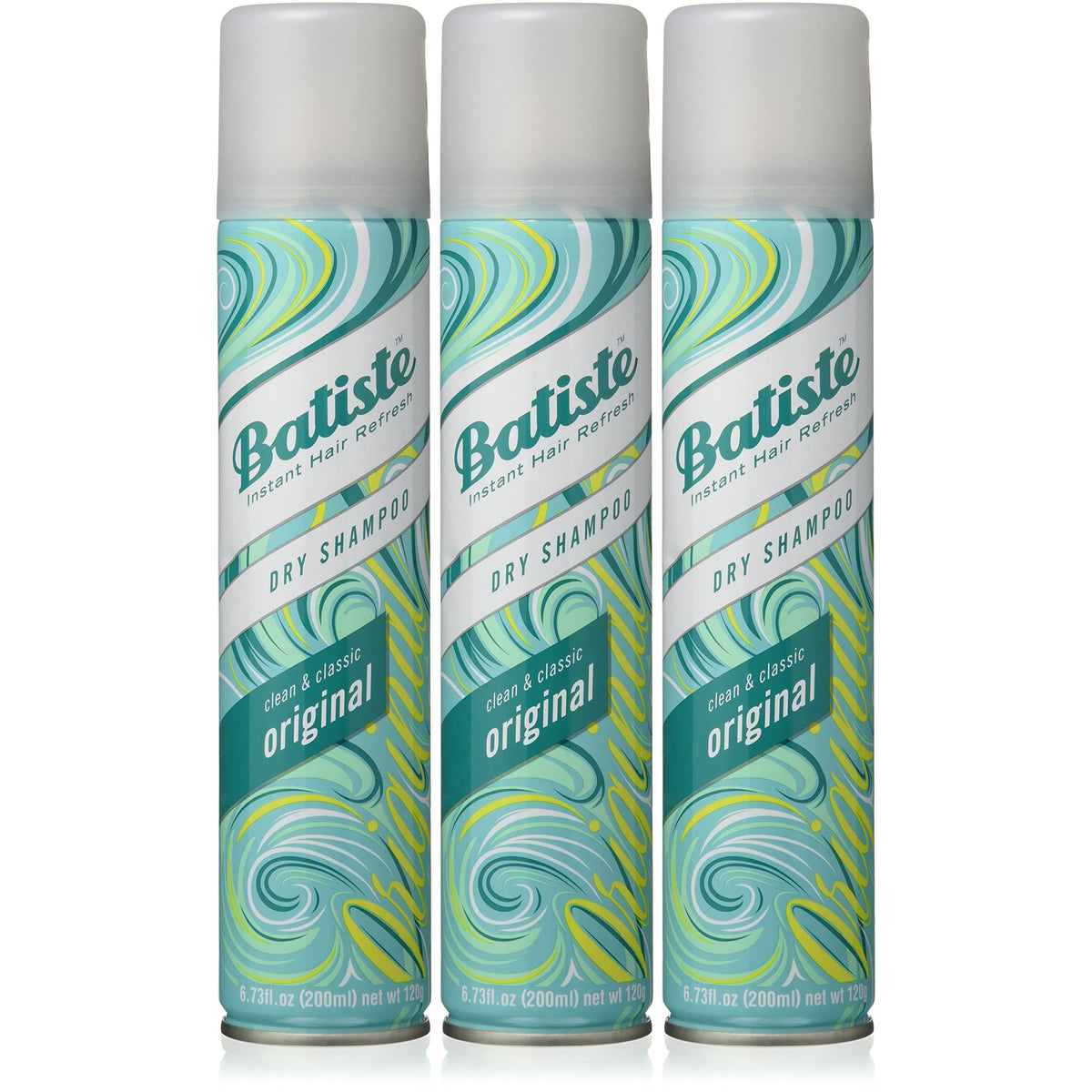 Batiste Original dry shampoo bottle for quick refresh between washes