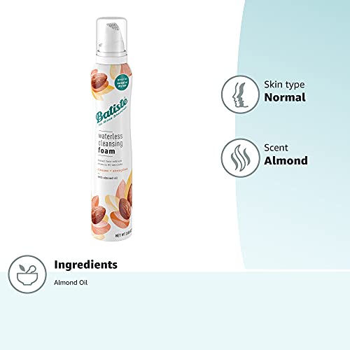 Batiste almond oil bottle with natural scent cue for quick reset