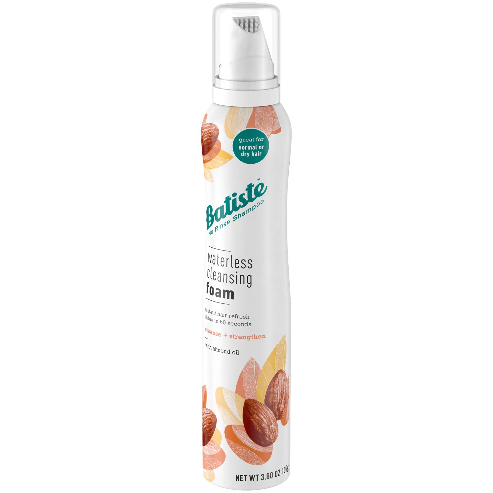 Batiste strengthening formula with almond oil nourishes while refreshing