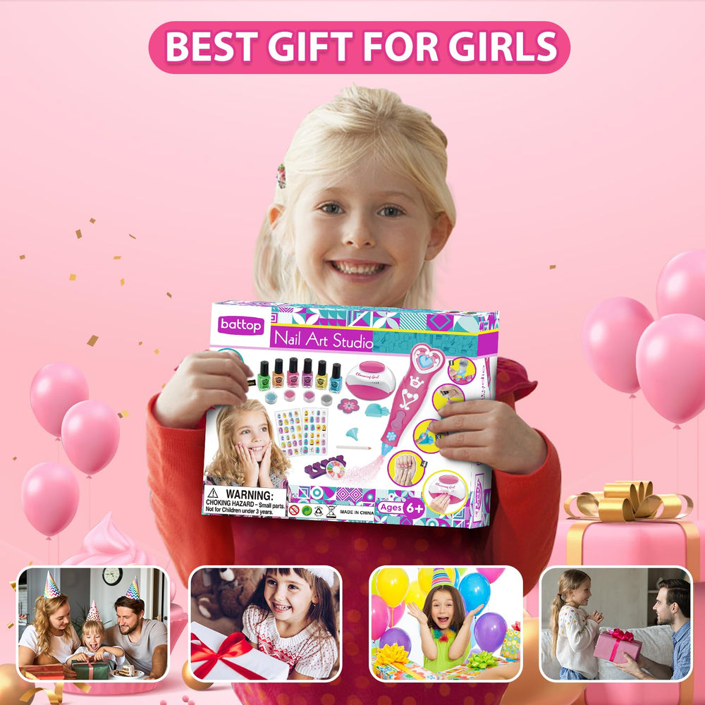 BATTOP electrostatic pen and powder create fun, colorful accents.