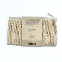 Baudelaire sisal wash cloth durable and machine washable for long-lasting use