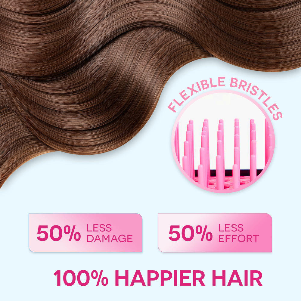 Bautero travel-ready detangler supports on-the-go styling.