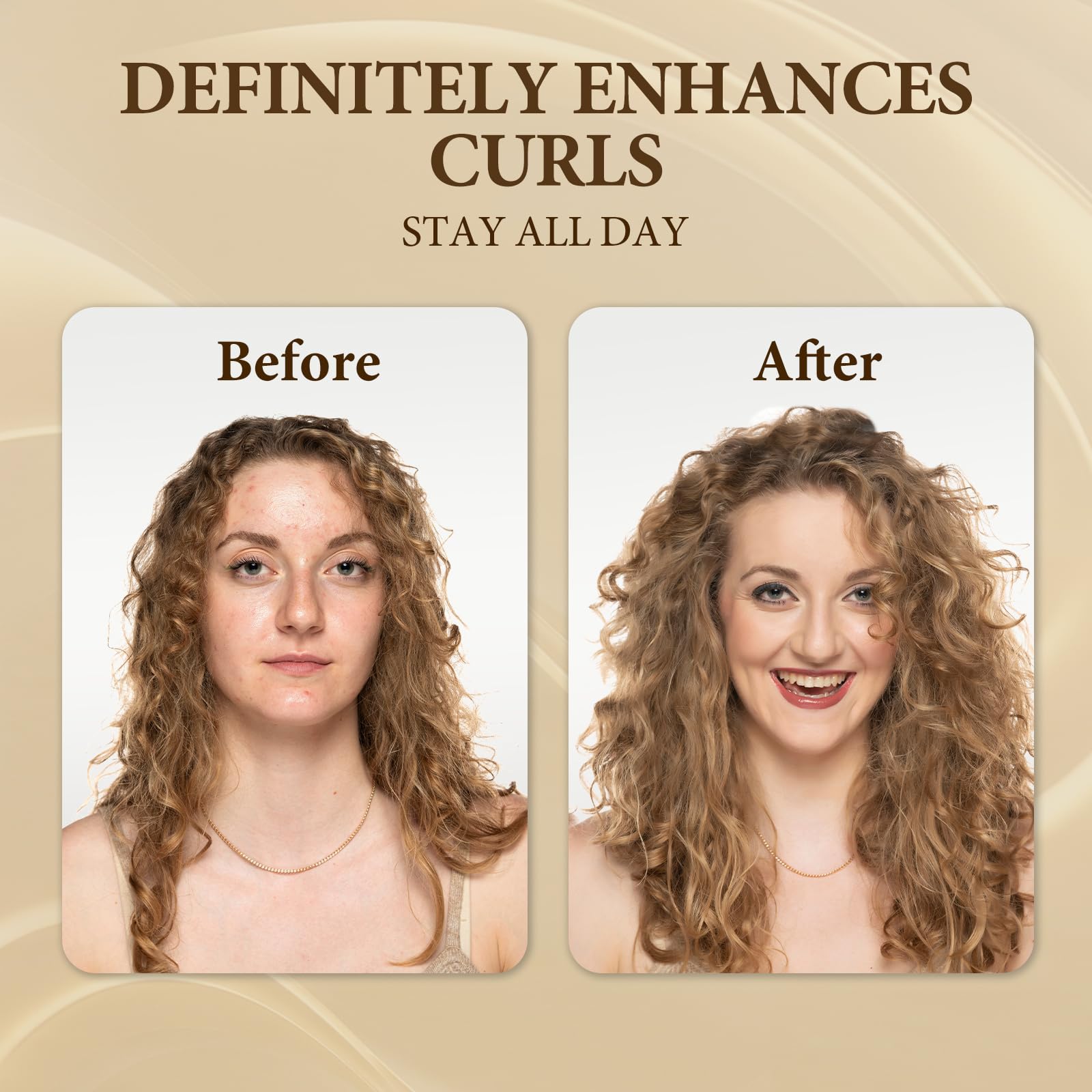 Bautia diffuser hair dryer on curly hair volume for voluminous, bouncy waves.