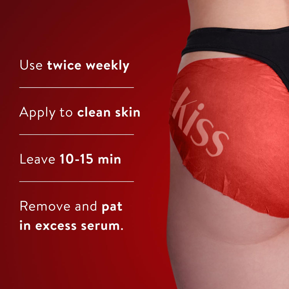 BAWDY Kiss It butt mask close-up highlighting serum absorption