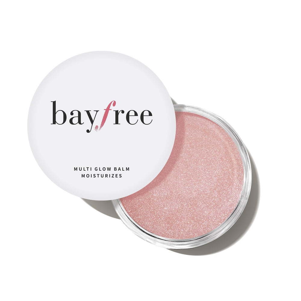 bayfree Multi Glow Balm on cheek for natural blush glow