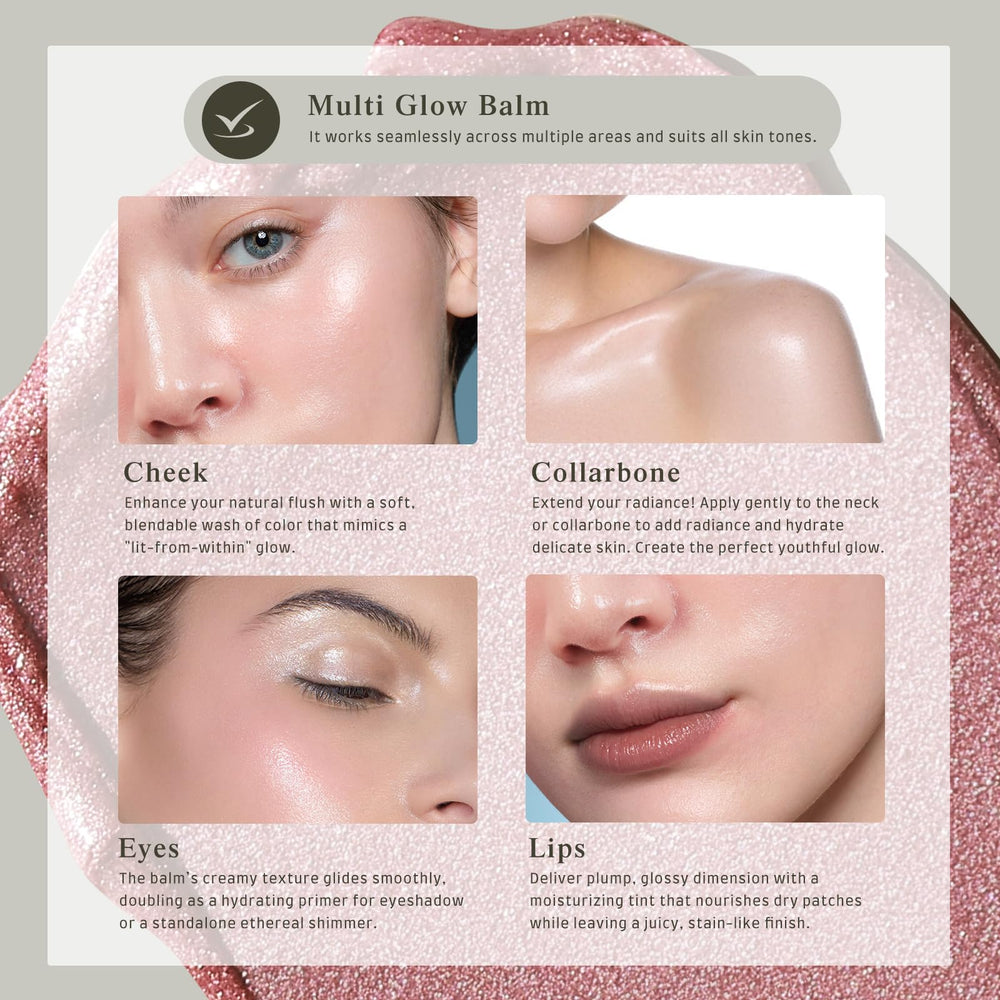 Bayfree Multi Glow Balm on hand shows buildable color without heaviness.