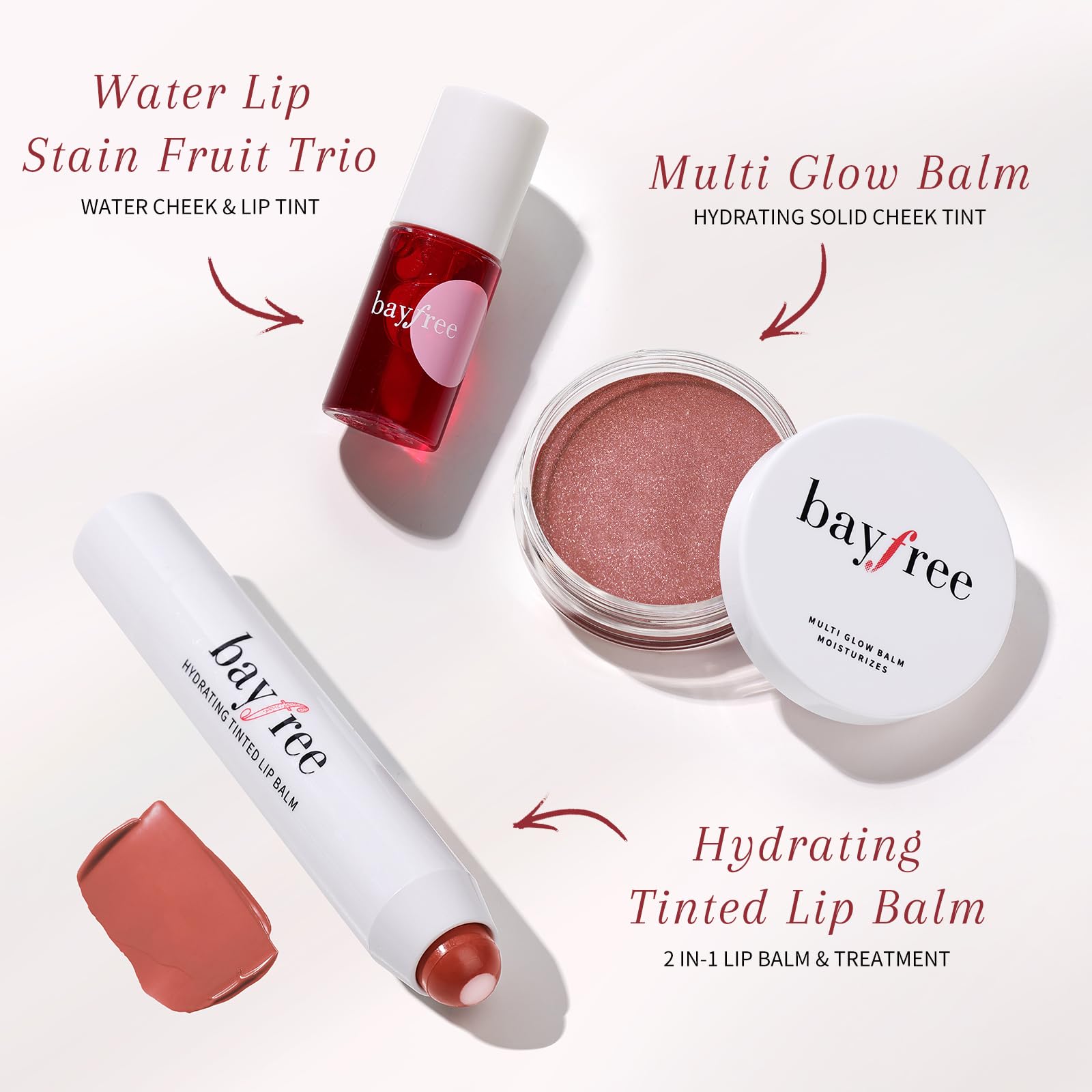 bayfree tinted lip balm plumper vegan lip care for ethical beauty