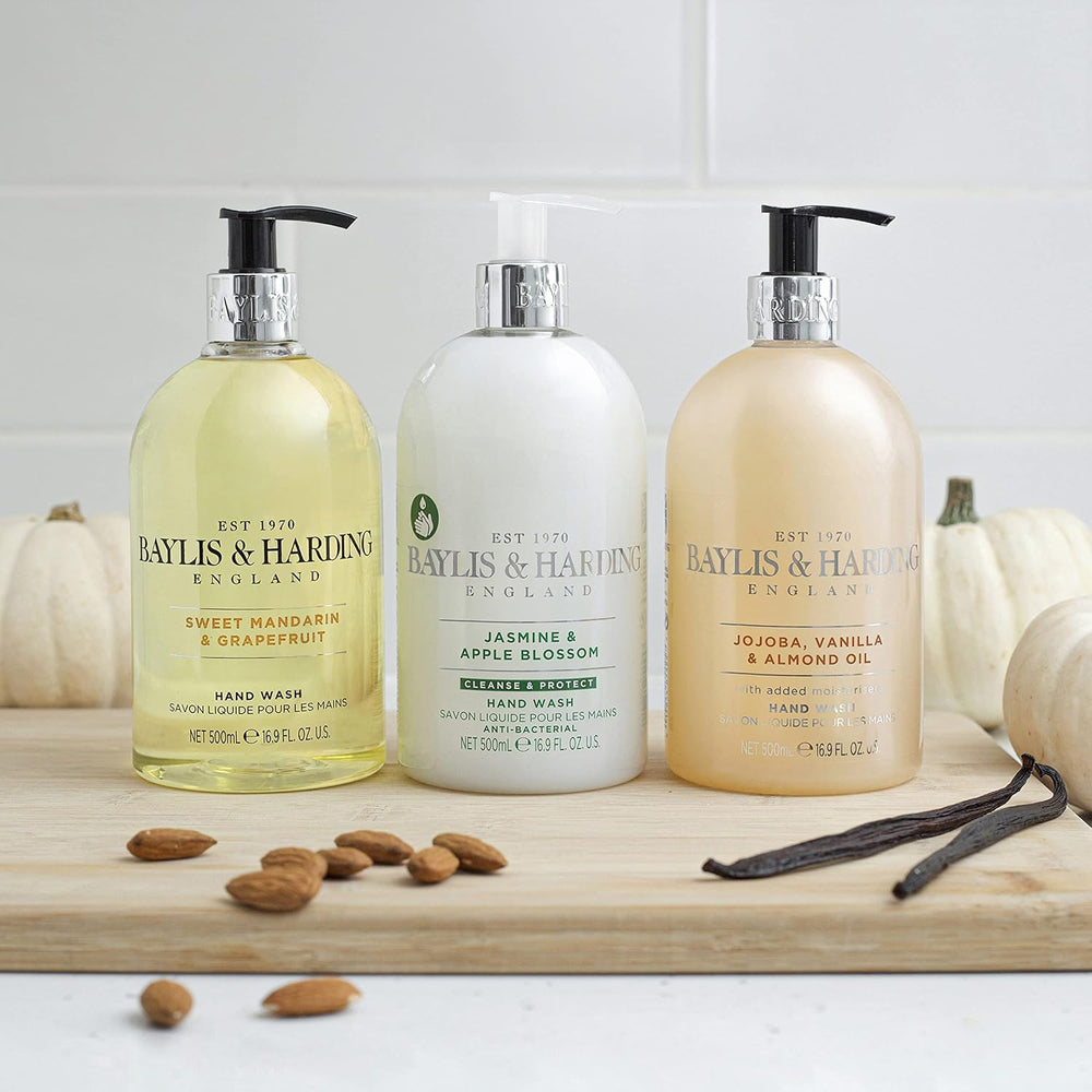 Kitchen scene with Sweet Mandarin Grapefruit hand wash for guests