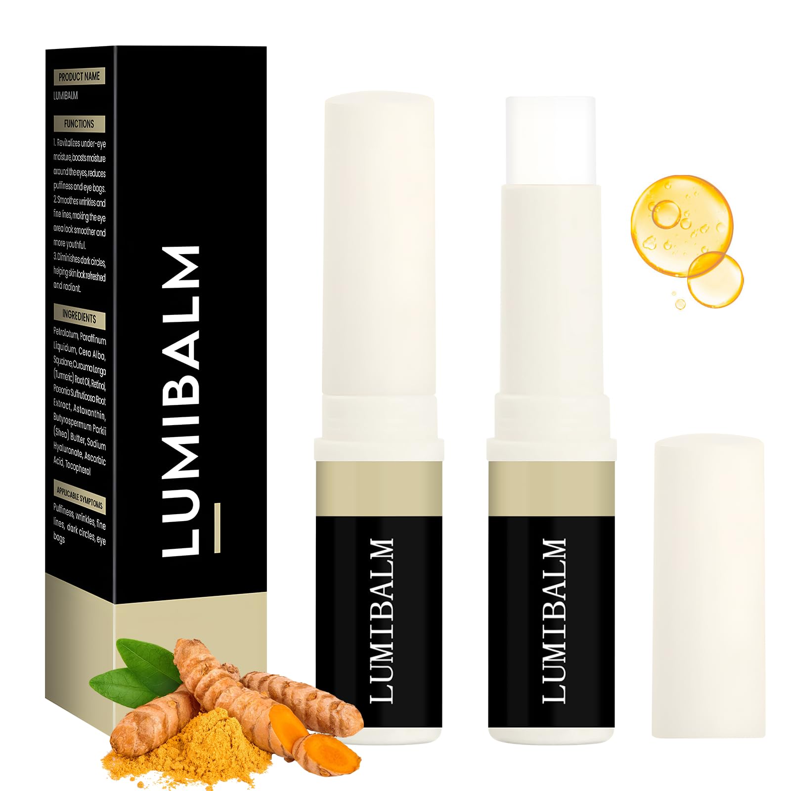 Baysea Lumibalm stick applying under-eye bags for quick puffiness refreshment