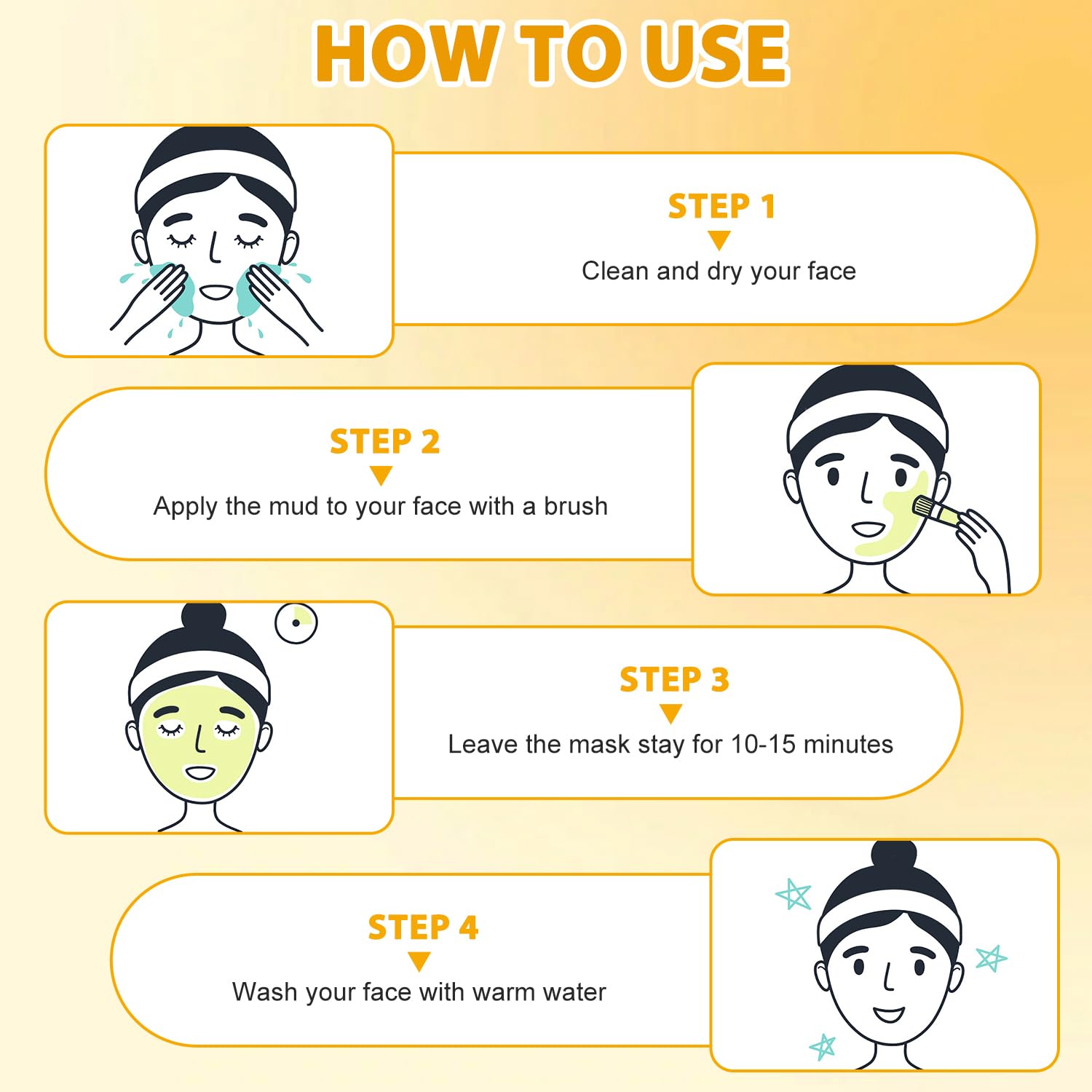 Baysea Zombie Mask wash-off moment reveals refreshed, softer skin after use.