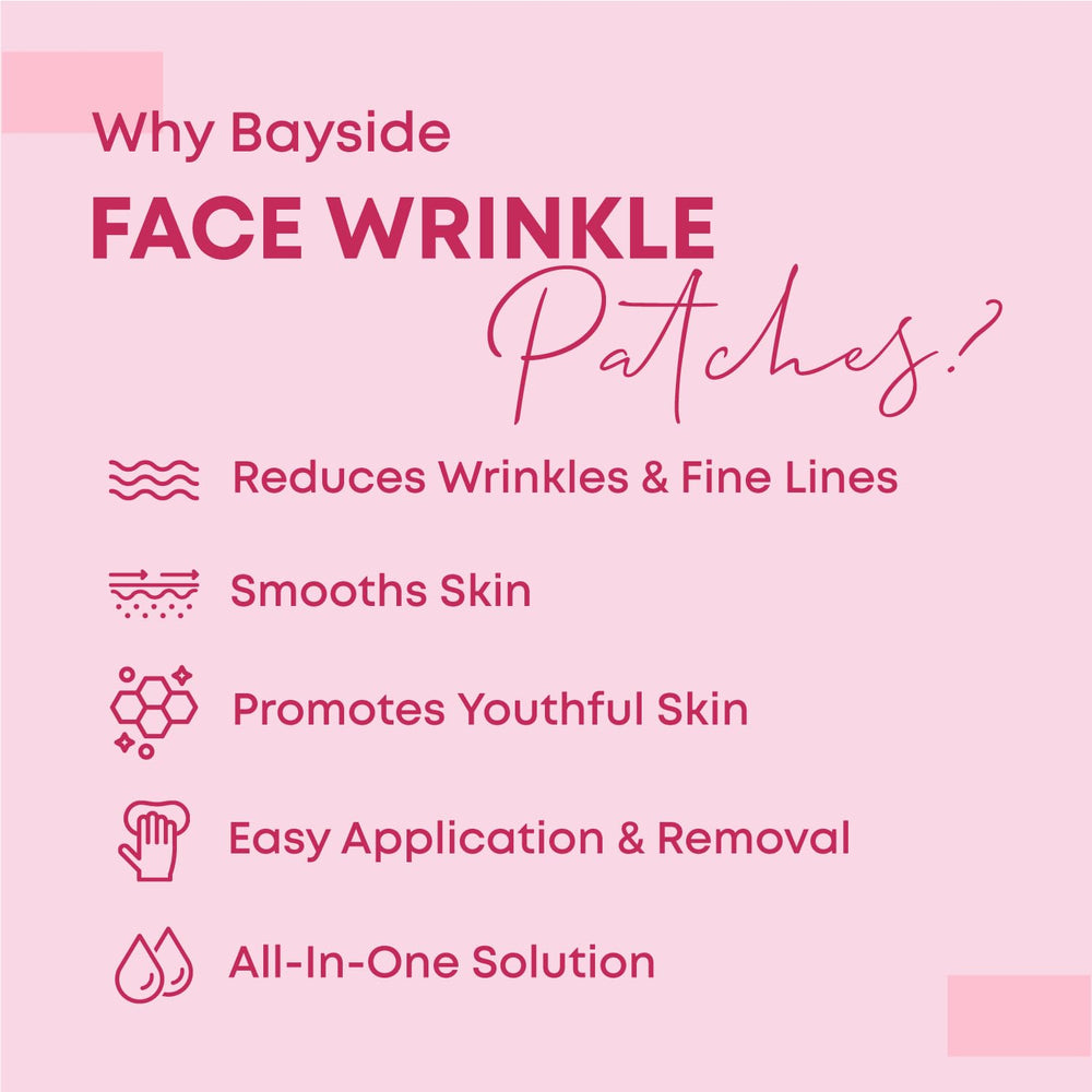 Bayside Face Lift Tape wrinkle-reducing tape blends with skin for discreet smoothing.