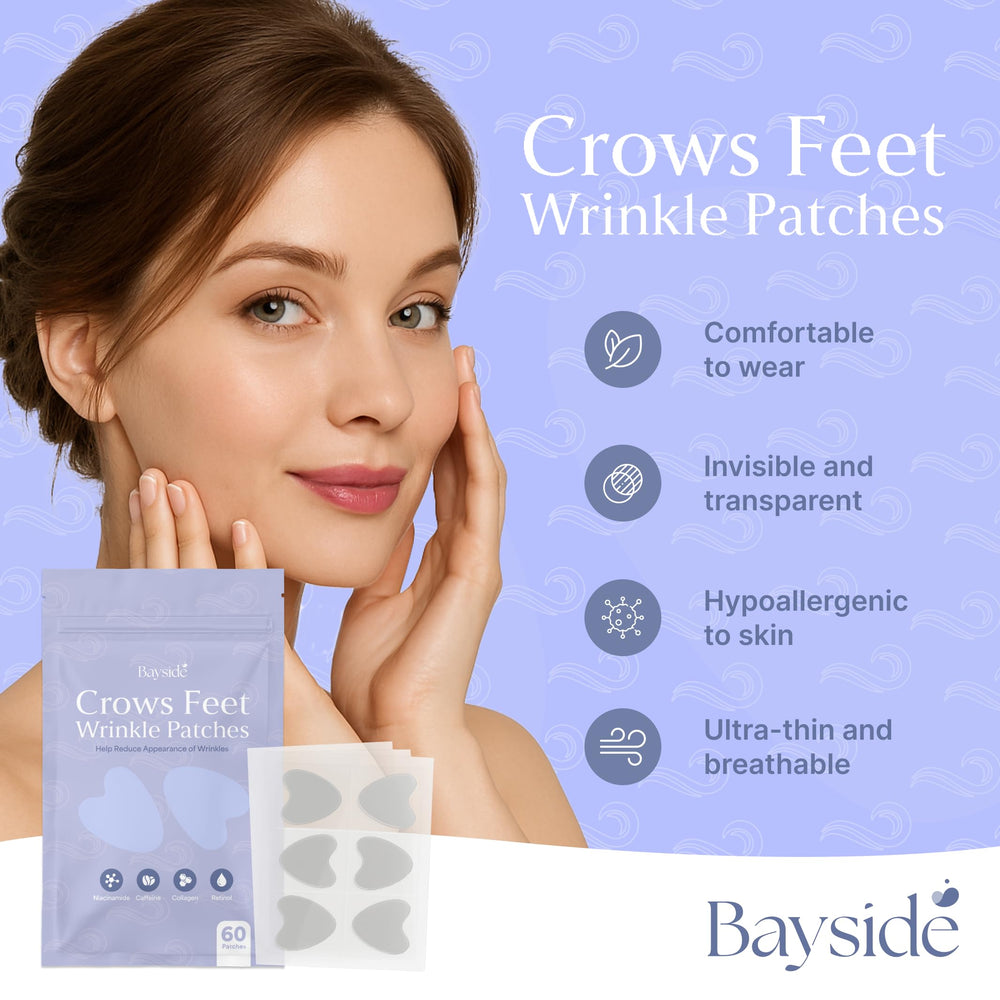 Bayside Hydration Patch close-up illustrating moisturized, plump skin overnight.