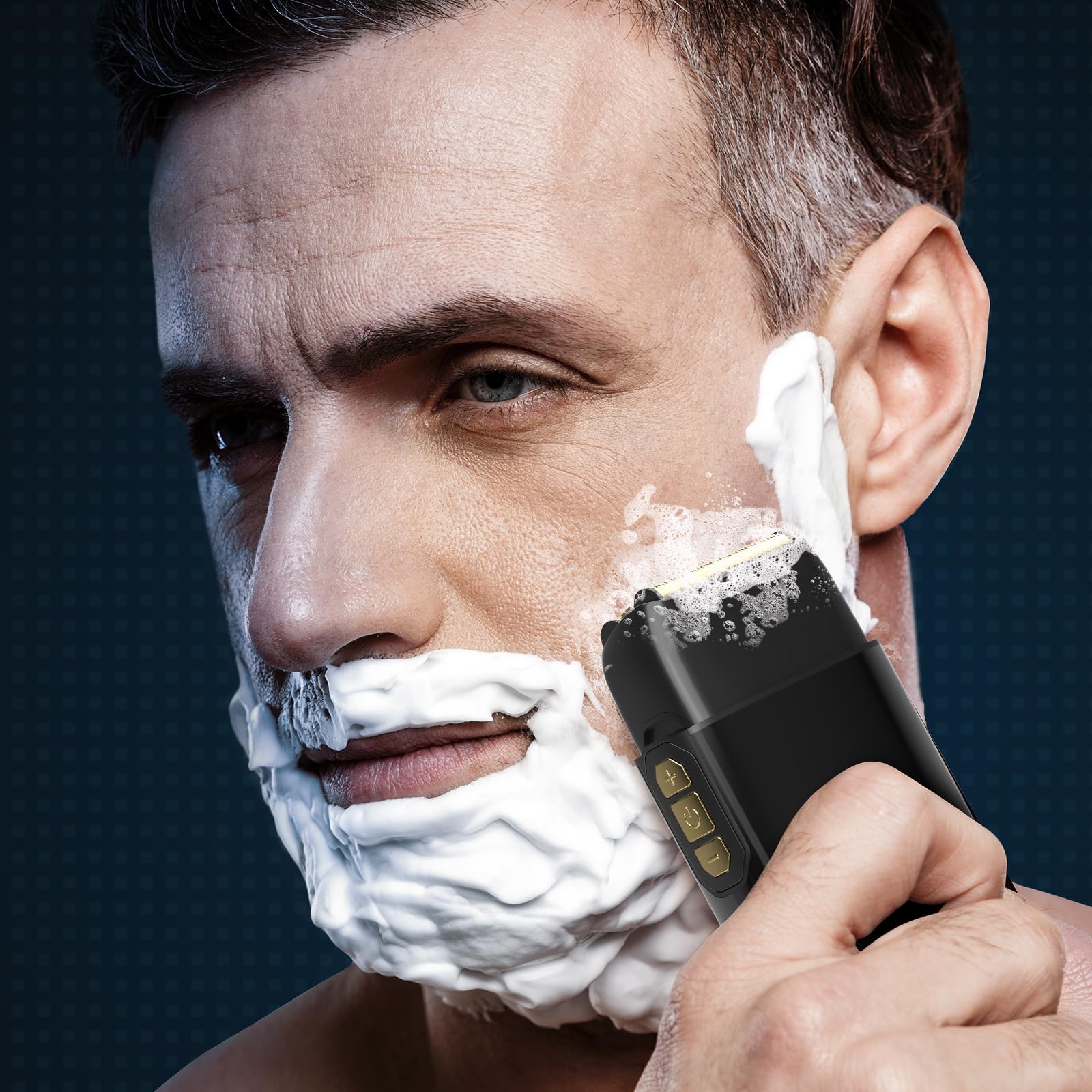 Bazivve shaver wet and dry use with easy cleaning under water